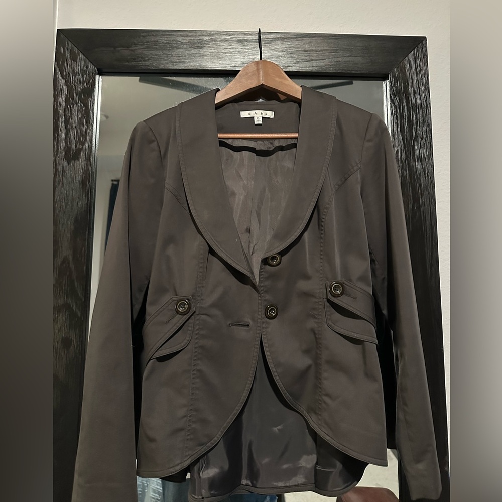 CAbi Women's Gray Blazer